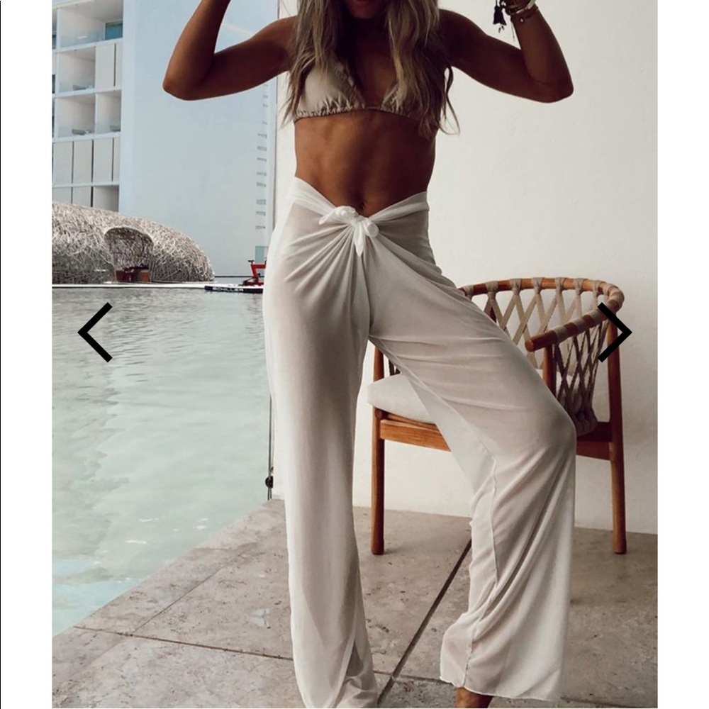 ***ISO 12th Tribe White Mesh Pants***